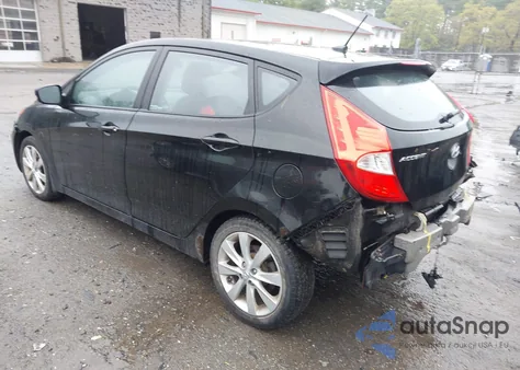 2013 Hyundai Accent Se из США, поврежденный, VIN KMHCU5AE9DU087027